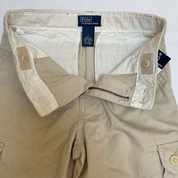Polo by Ralph Lauren Tan Cargo Shorts Classic Design - Picture 5 of 6